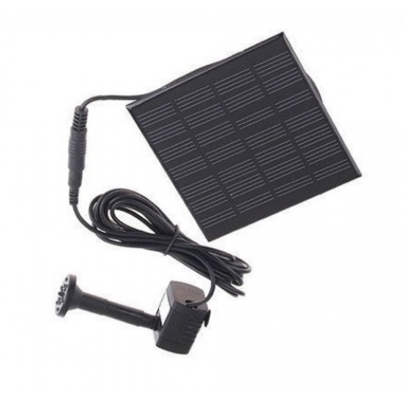 Minispringvand med solceller