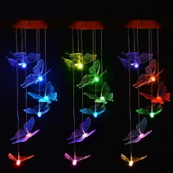 Solcelle uro med sommerfugle