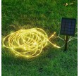 Omira solcelle slangelyskæde (100 LED, varm hvid)